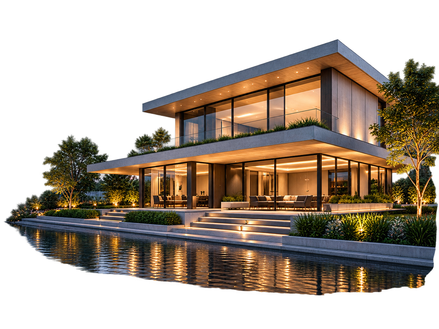 Arquitetura contemporânea de alto padrão