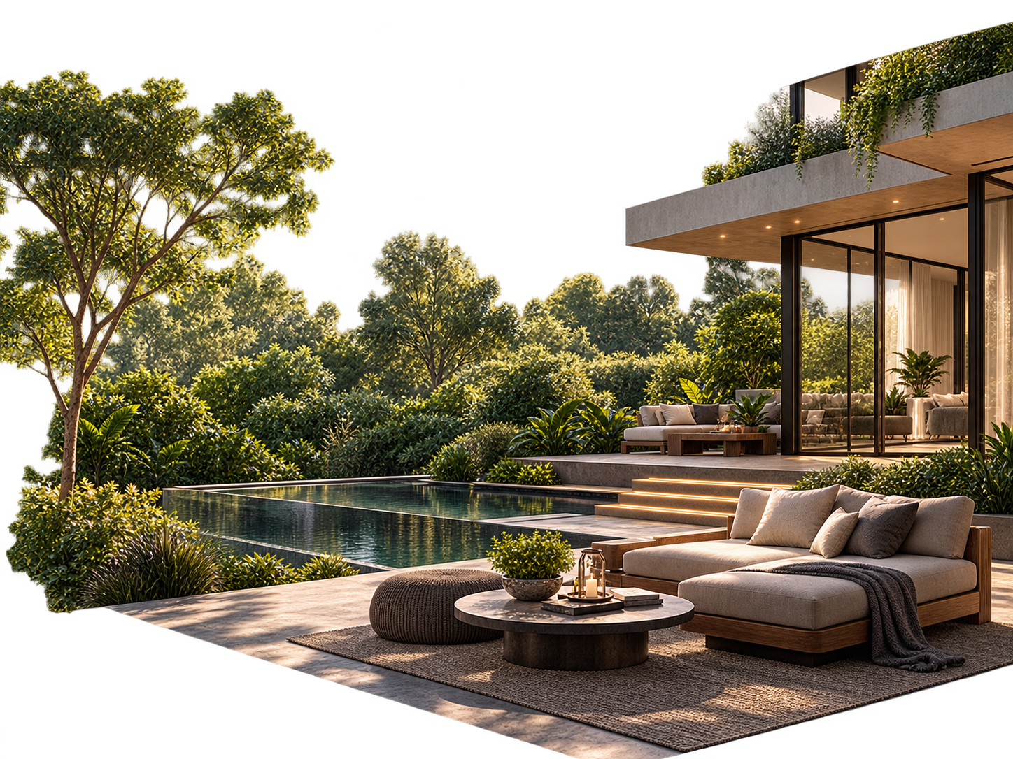 Construção residencial de alto padrão