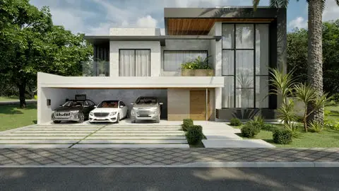 Fachada de empreendimento residencial